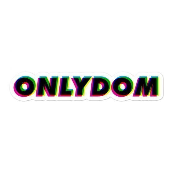 Onlydom | RGB Offset Slap Sticker